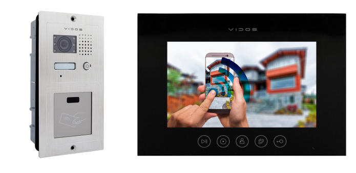Wideodomofon czytnikiem RFID Vidos S601A-2 M11BX WiFi